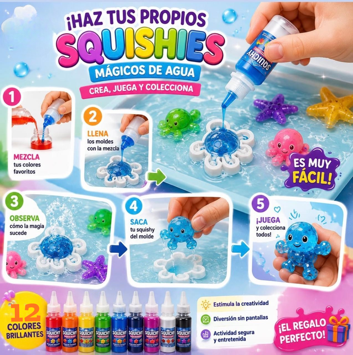 Set Gel Mágico🪼🍓💦
