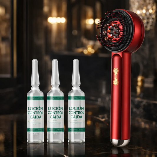 KIT DE PEINE MASEJEADOR LED+3 AMPOLLAS